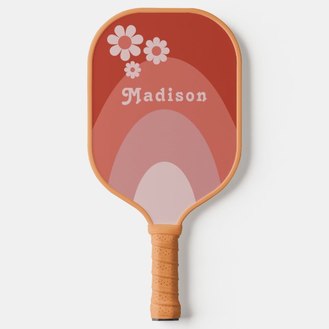 Retro Personalized Name Pickleball Paddle (Front)