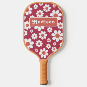 Retro Personalized Name Pickleball Paddle