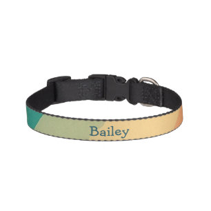 Retro Personalized Pet Collar