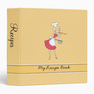 Retro Personalized Recipe Binder