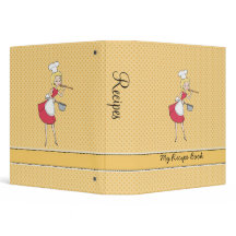 Retro Personalized Recipe Binder