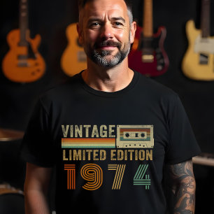 Retro Personalized Vintage Year – Limited Edition T-Shirt