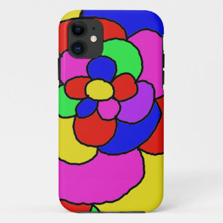 Retro petals iPhone 11 case