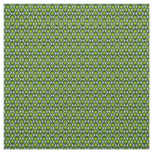 Retro petals design - Shade of green Fabric