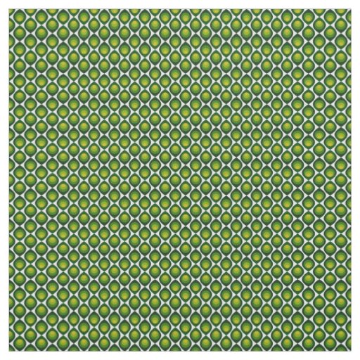 Retro petals design - Shade of green Fabric