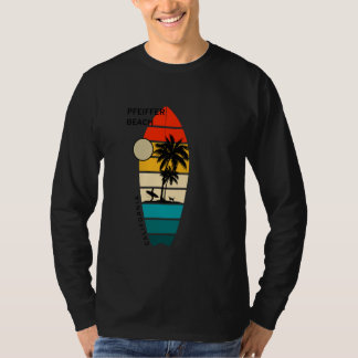 Retro Pfeiffer Beach California Surfboarders Surfe T-Shirt