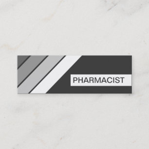 retro PHARMACIST Mini Business Card