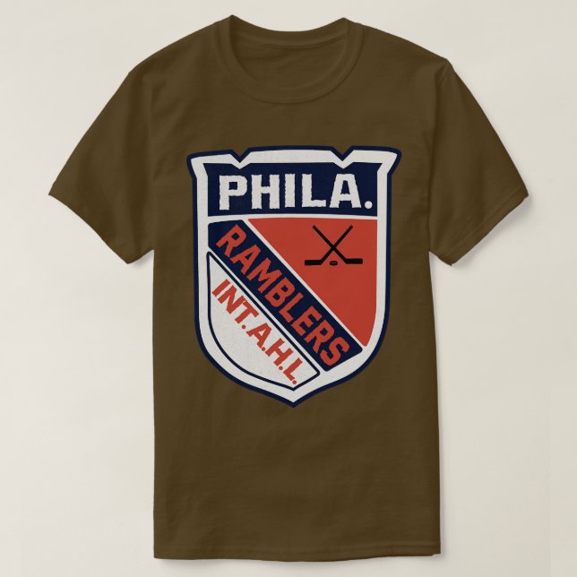 Retro Philadelphia Ramblers Hockey 1941 T-Shirt (Design Front)