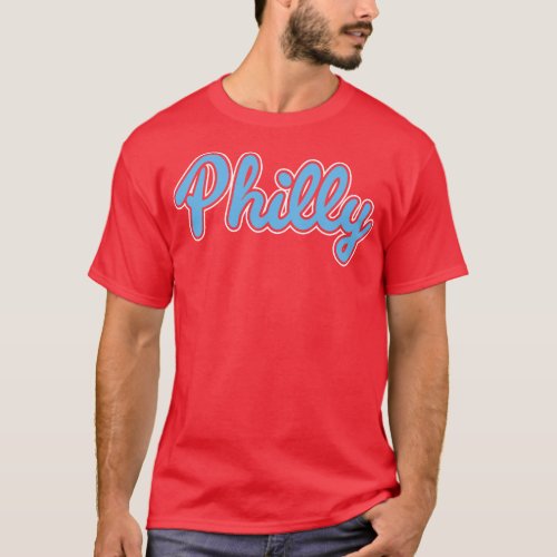 Retro Philly Throwback Philadelphia Fan Favorite T_Shirt