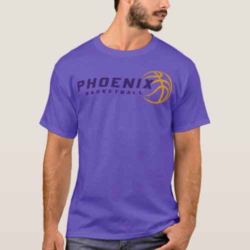 Retro Phoenix Basketball Team TShirt