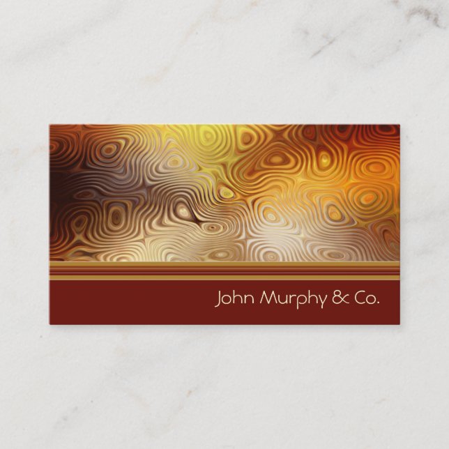 Retro Phoenix Fire Custom Business Card (Front)
