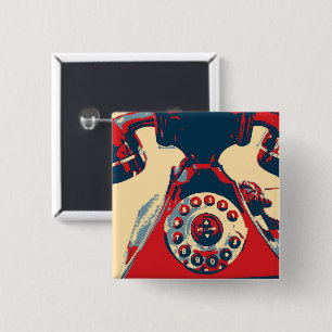 Retro Phone Button