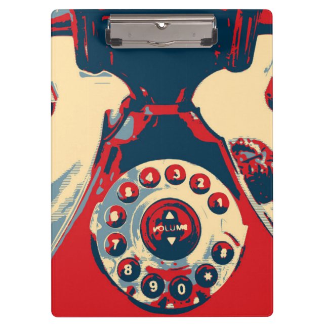 Retro Phone Clipboard (Front)