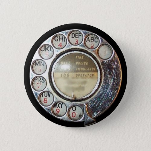 RETRO PHONE DIAL button