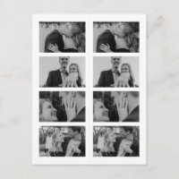 Retro Photo Bookmark Save the Date Invitation