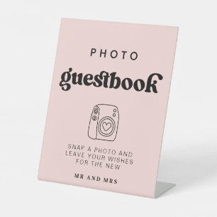 Retro Photo Guestbook Wedding photo booth sign