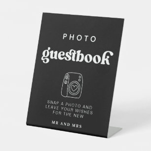 Retro Photo Guestbook Wedding photo booth sign