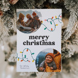Retro Photo Merry Christmas Card<br><div class="desc">Photo Christmas Card - Ready to be personalized by you!</div>