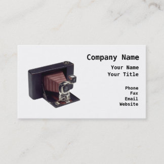 Retro Photographer Business Card