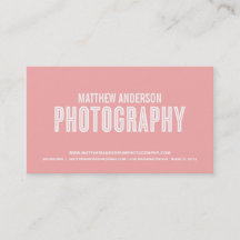 RETRO | PHOTOGRAPHY BUSINESS CARD
