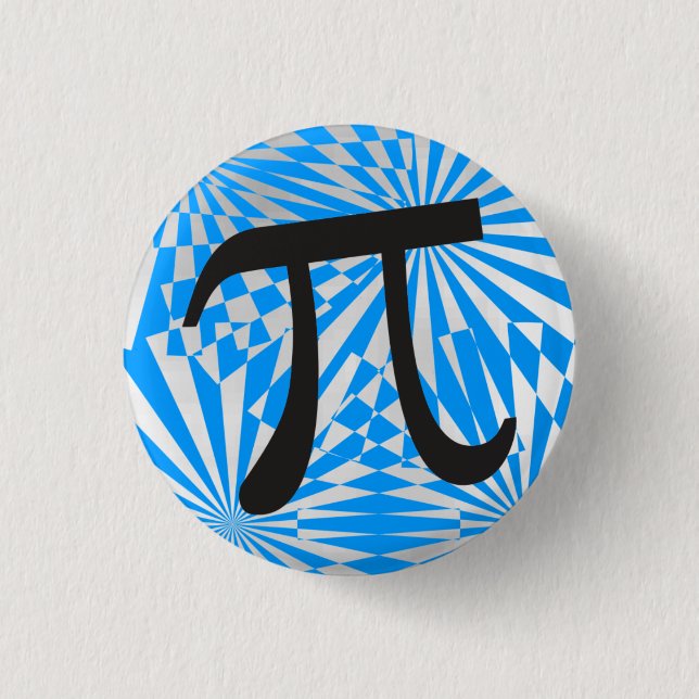 Retro Pi Symbol Button (Front)