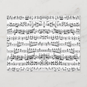 Retro Piano Sheet Music Notes Pattern