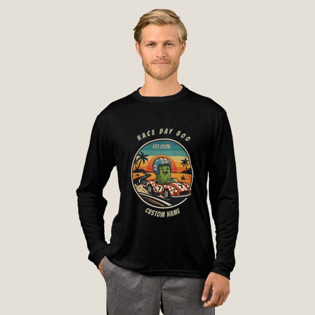 Retro Pickle Indy Racing Tee - Funny Race Day Gift (Full Front)
