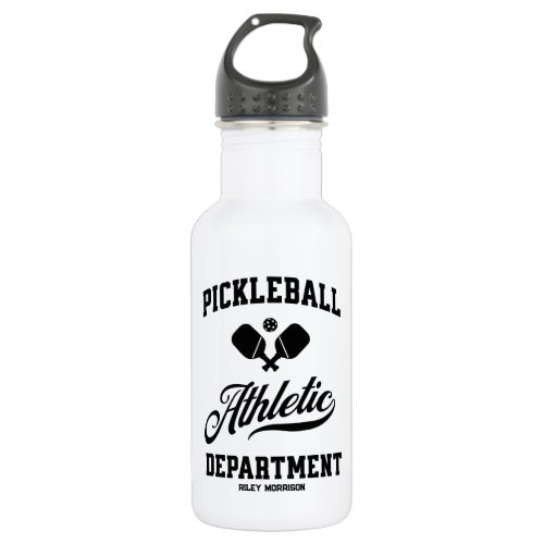 Retro Pickleball Athletic Department Custom Stainl Stainless Steel Water Bottle