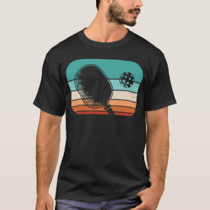 Retro Pickleball Player Pickle Ball T-Shirt