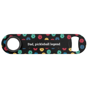 😍 Retro Pickleballs / black Bar Key