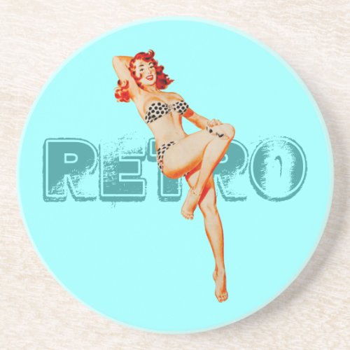 Retro Pin Up Coaster