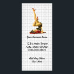 Retro Pin Up Rack Card<br><div class="desc">Created from a vintage 1950s pinup girl illustration. Customize it with your own text. Retro cool!</div>