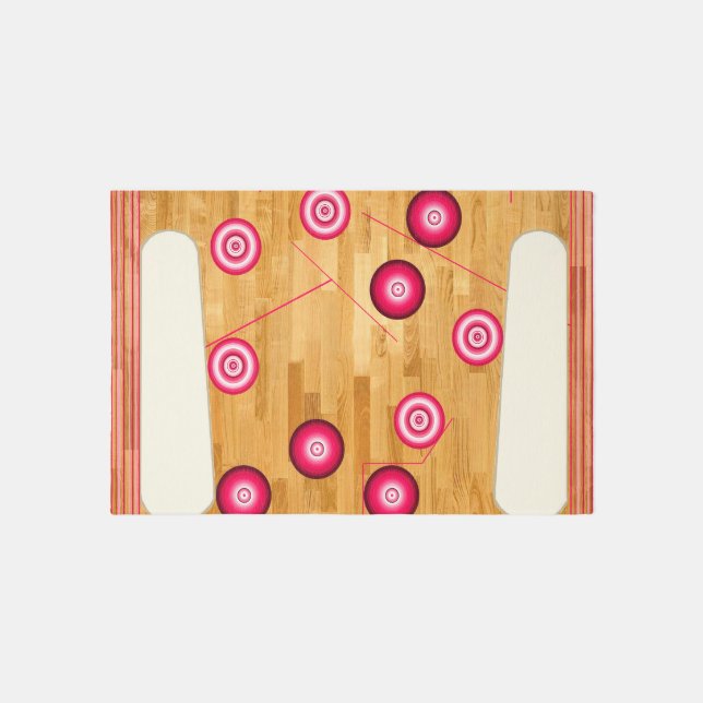 Retro Pinball Rug (Front)