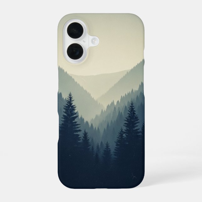 Retro Pine Valley Iphone Case (Back)