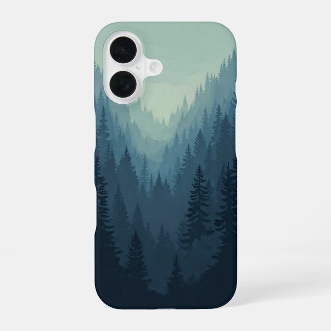 Retro Pine Valley iPhone Case (Back)