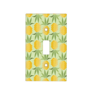 Retro Pineapples Light Switch Cover