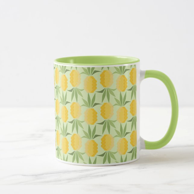 Retro Pineapples Mug (Right)