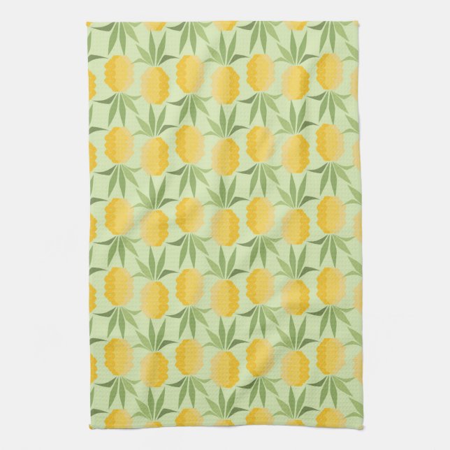 Retro Pineapples Towel (Vertical)
