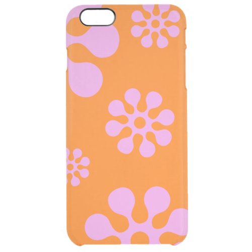 Retro Pink And Orange Flowers Phone Case