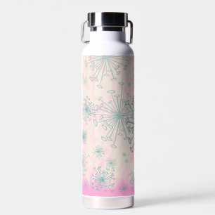 Retro Pink Atoms Vacuum Bottle