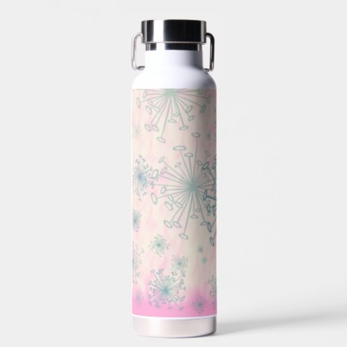 Retro Pink Atoms Vacuum Bottle