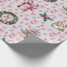 Retro pink Christmas