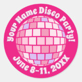 Round Disco Ball Stickers