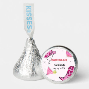 Retro Pink Disco Cowgirl Western Bachelorette Hershey®'s Kisses®