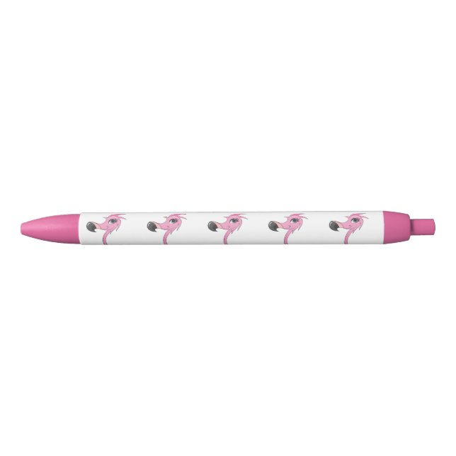 Retro Pink Flamingo Pen (Front)