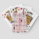 Retro Pink Palm Springs Classic Playing Cards | Zazzle
