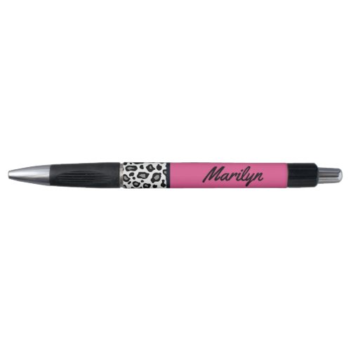 Retro Pink Leopard Writing Pens Gift