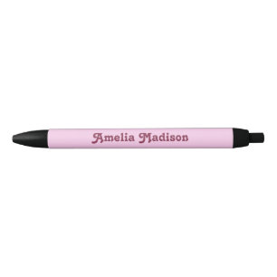 Retro Pink Minimalist Pen