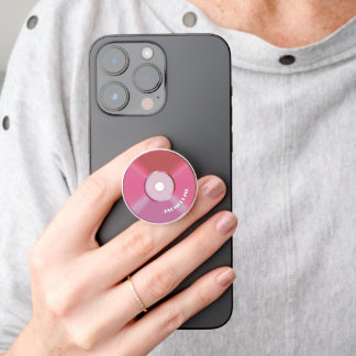 Retro Pink Music CD PopSocket