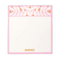 Retro Pink Personalized Notepad | Zazzle